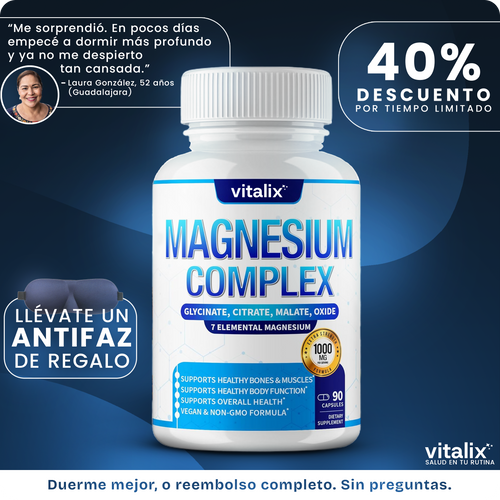 VitaliX® Menopausia Tranquila | Magnesio 7 en 1