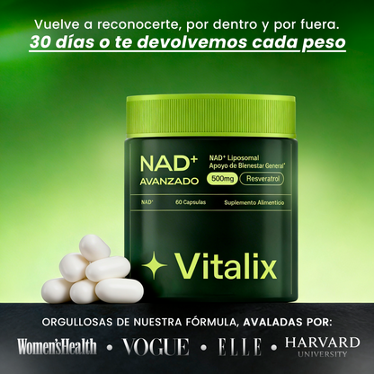 Vitalix® NAD+ Avanzado - Absorción Celular Directa