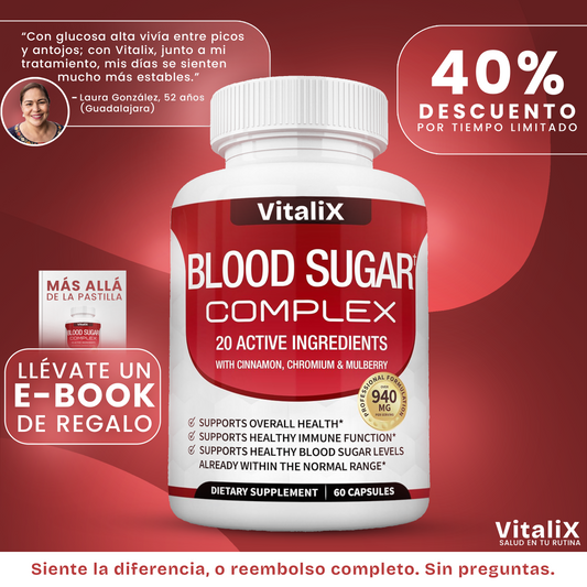 VitaliX® Fórmula Natural Equilibrio Glucosa