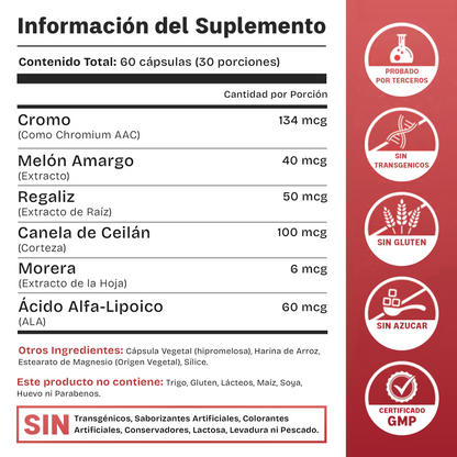 VitaliX® Fórmula Natural Equilibrio Glucosa