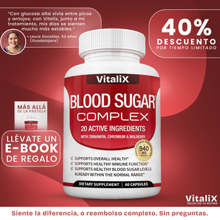 VitaliX® Fórmula Natural Equilibrio Glucosa