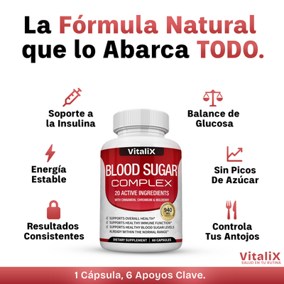 VitaliX® Fórmula Natural Equilibrio Glucosa