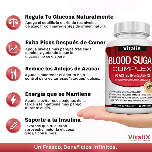 VitaliX® Fórmula Natural Equilibrio Glucosa