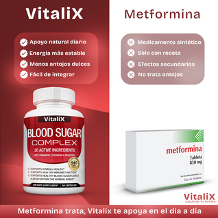 VitaliX® Fórmula Natural Equilibrio Glucosa