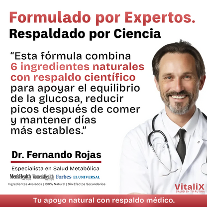 VitaliX® Fórmula Natural Equilibrio Glucosa