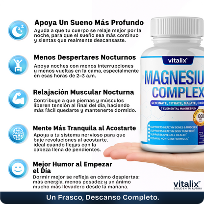 VitaliX® Menopausia Tranquila | Magnesio 7 en 1