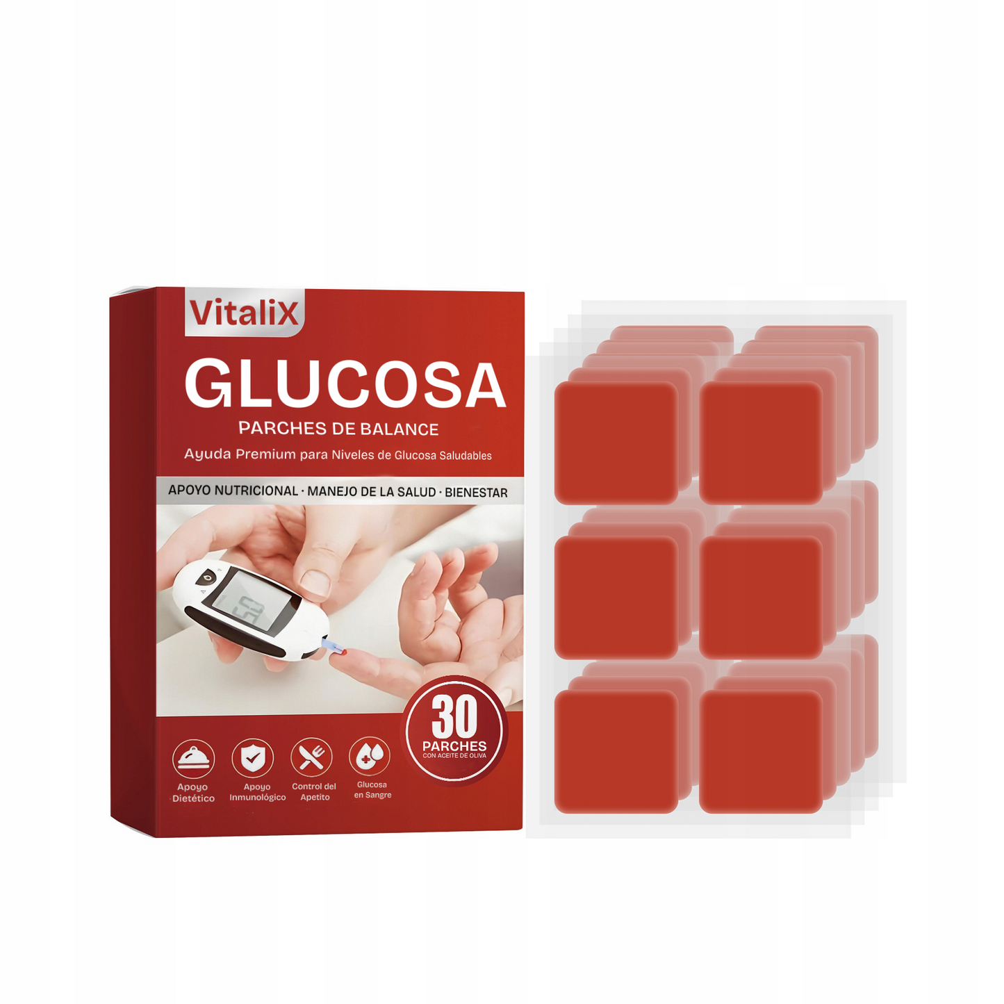 30 Parches Reguladores De Glucosa VitaliX®