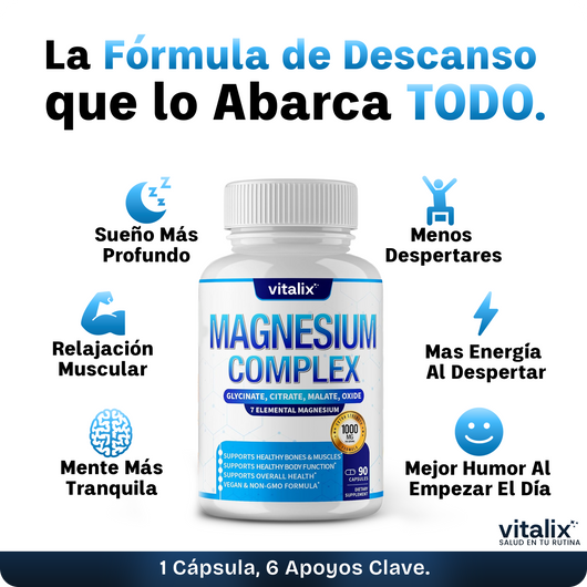 VitaliX® Descanso Total | Magnesio 7 en 1